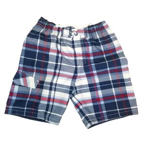 Mossimo Blue Plaid Boys Swim Trunks – Size Small (6/7)